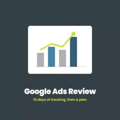 Google Ads Review: 15 days of tracking, then a plan