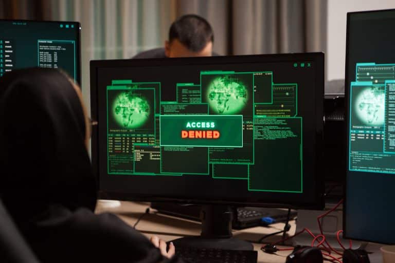 What Is the Role of a Web Application Firewall (WAF) in Website Security? 5 - back view of female hacker get access denied 2021 08 27 13 39 23 utc back view of female hacker get access denied 2021 08 27 13 39 23 utc - What Is the Role of a Web Application Firewall (WAF) in Website Security? - News