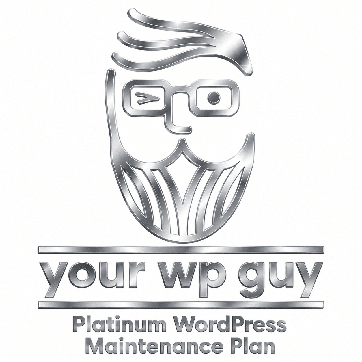 Platinum WordPress Maintenance Plan 1 - Platinum WordPress maintenance logo your wp guy Platinum WordPress Maintenance Plan