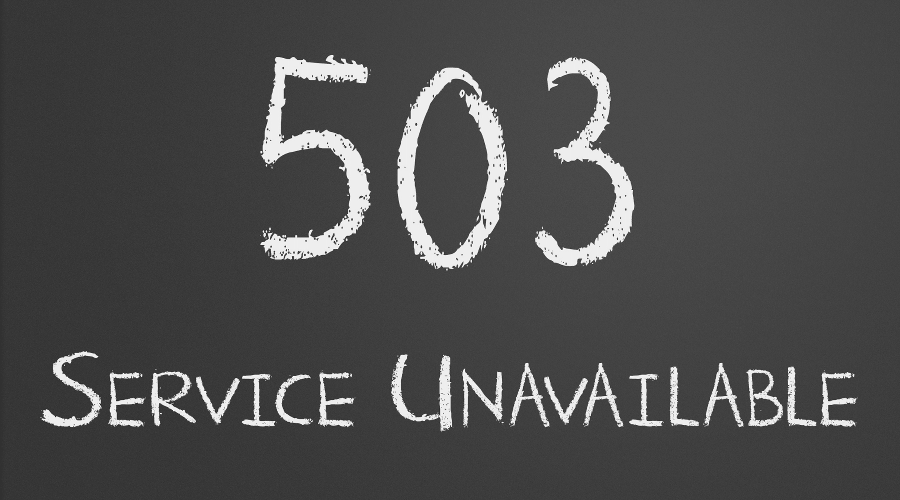 503 Service Unavailable Photo