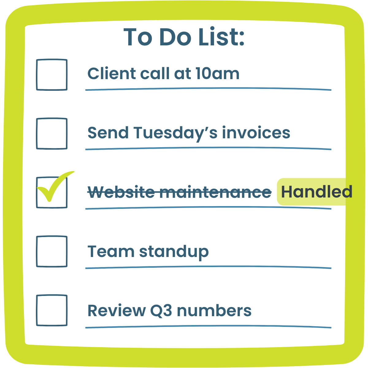 Too busy for maintenance hero graphic