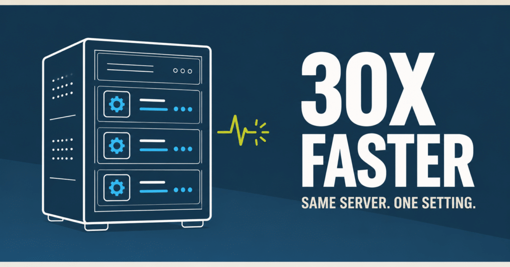 faster server performance illustration your wp guy - Site Slow Under Load? A Real Case Study in Why - WordPress