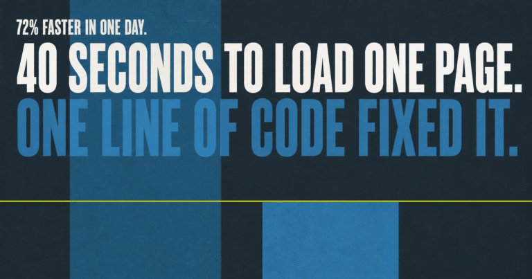 40 Seconds One Line Fixed It your wp guy - Case Study: The Missing Line of Code That Cost a Nonprofit 40 Seconds - WordPress