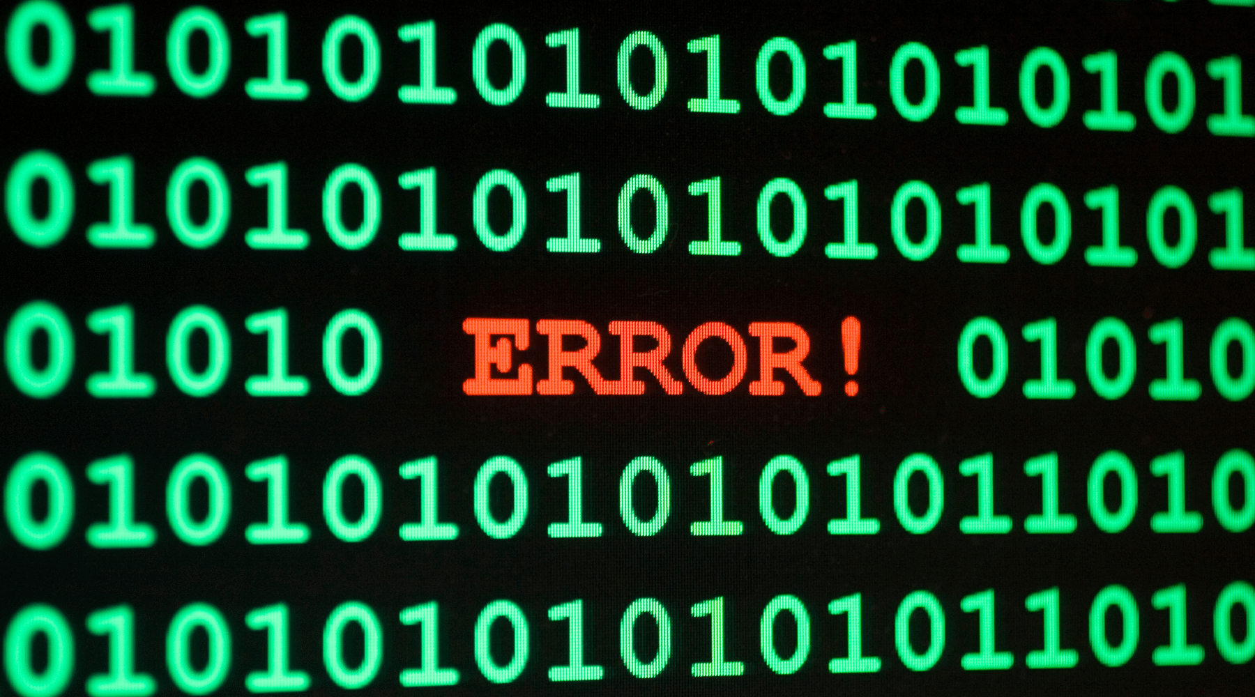 Website error