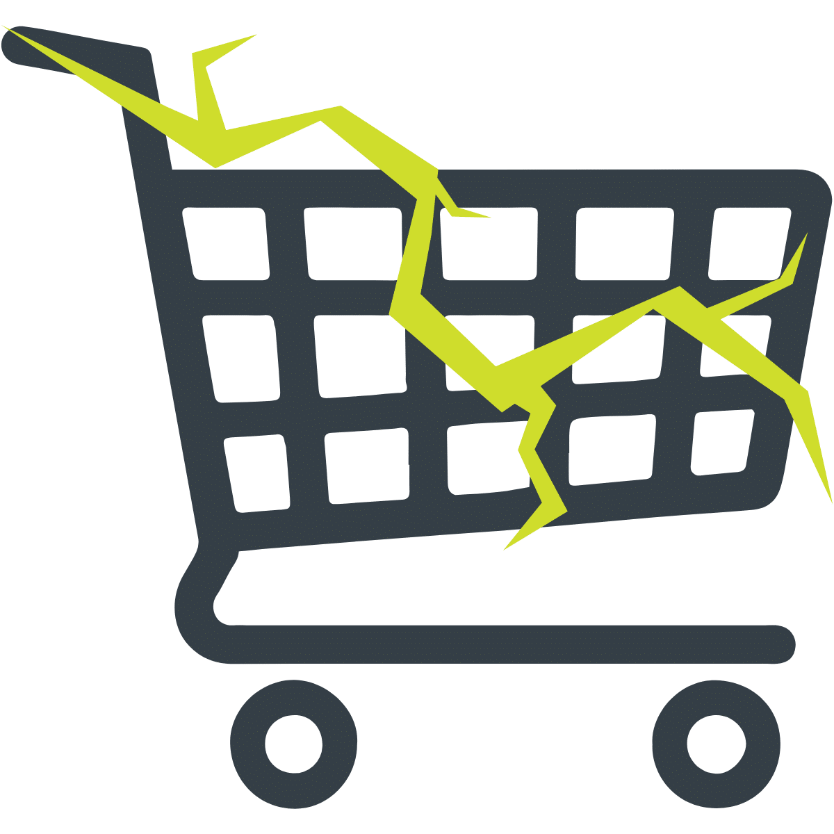 Broken Cart Graphic