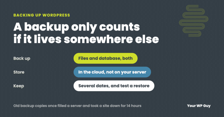 how to backup wordpress site - How to Back Up a WordPress Site (the Way We Do It for Clients) - Technical Info